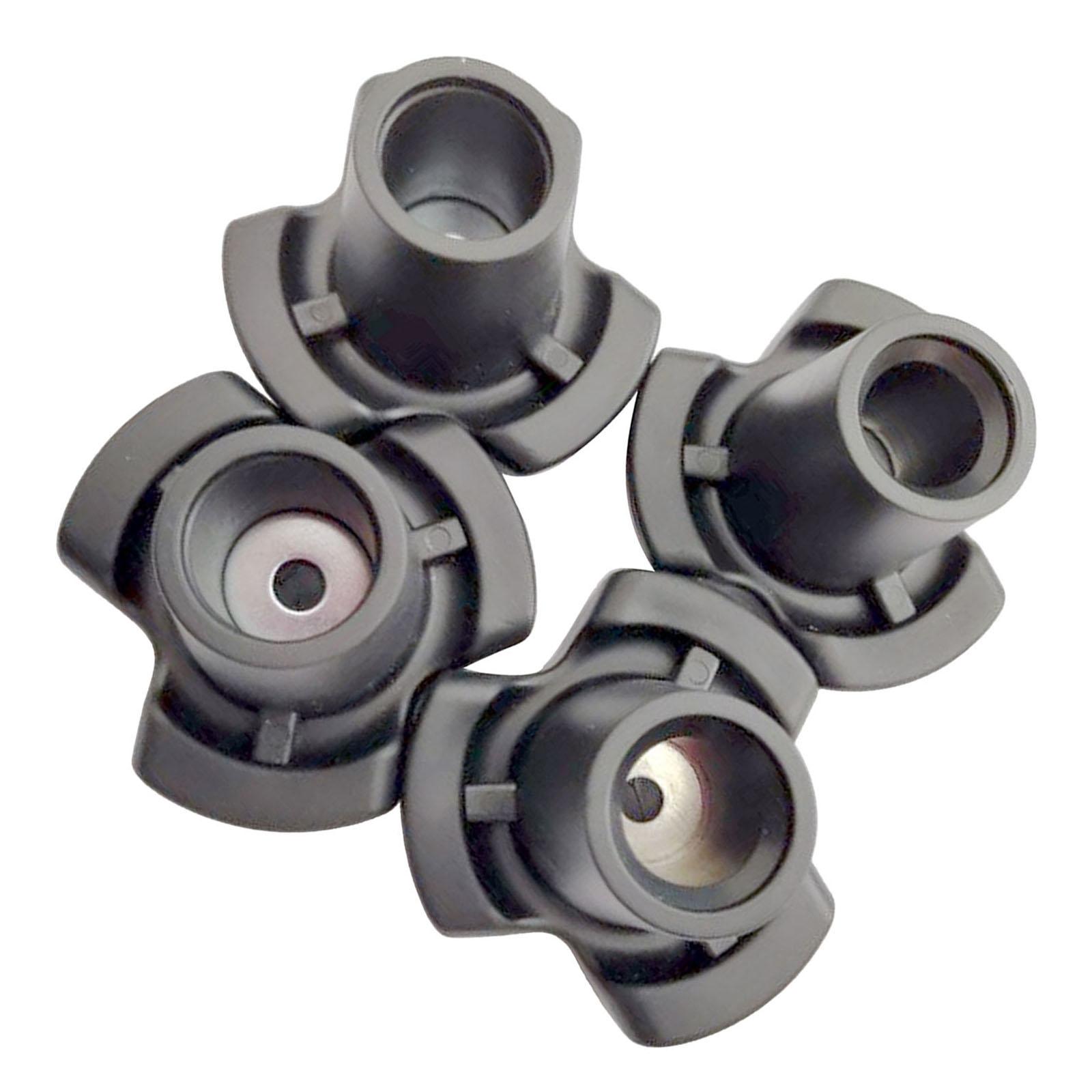 4 Pieces Cane Tips Accs Nonslip Heavy Duty Stable Self Standing Tripod Support Trekking Pole Rubber Tips End Bottom Pad , 19MM